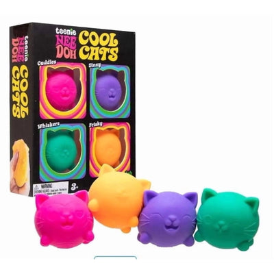 Teenie NeeDoh Cool Cats 4-Pack
