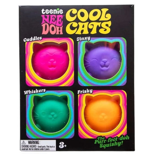 Teenie NeeDoh Cool Cats 4-Pack