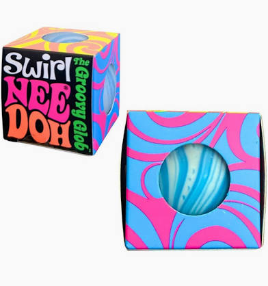 The Groovy Glob Swirl NeeDoh