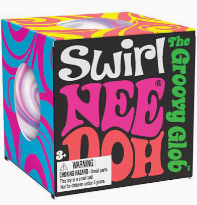 The Groovy Glob Swirl NeeDoh